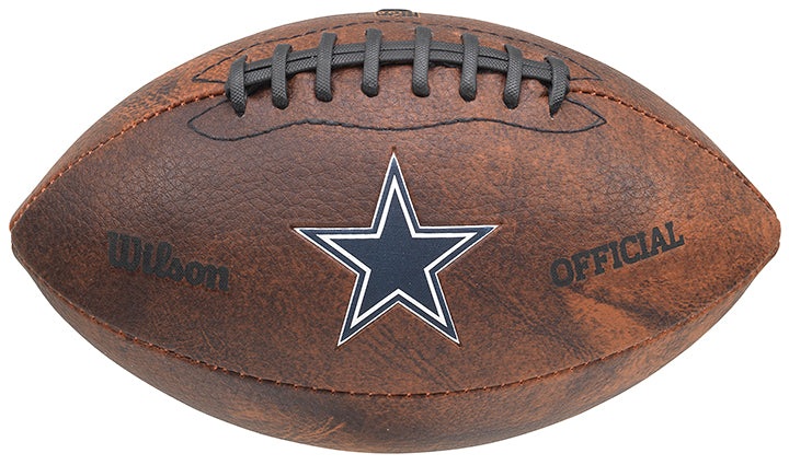 Dallas Cowboys 9" Throwback Football Vintage logo