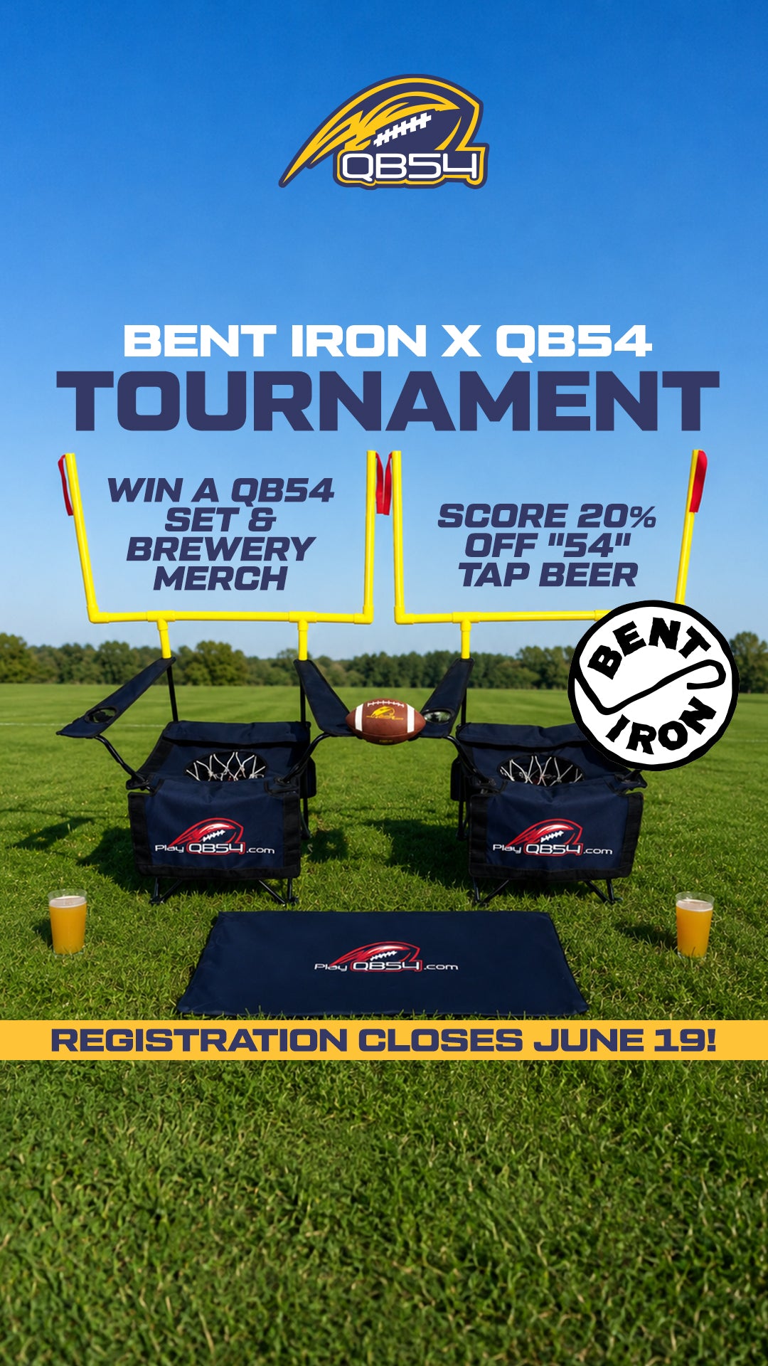 QB54 × Bent Iron Tournament