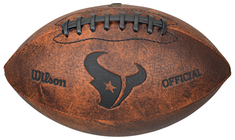 Houston Texans  9" Throwback Football Vintage logo