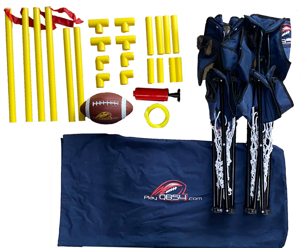 qb54 backyard football game set -limited edition navy blue game