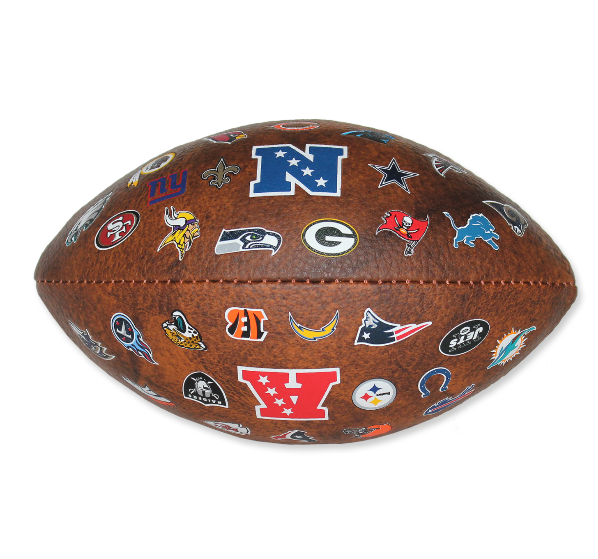 Vintage Bundle -Official NFL 32 Logo Football and Scoring Kit